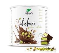 Nature's Finest Dubai Latte - Bevanda di Cacao e Pistacchio con Inulina e Clorella - Detox Naturale, Prebiotico Intestinale, Senza Zucchero Aggiunto, Basso Contenuto Calorico, Vegan e Keto Friendly