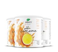 Nature's Finest Golden Curcuma Latte, 375 g - Latte Chai con Curcuma, Cannella, Zenzero in Polvere 100% Bio - Senza Zucchero, Vegan