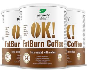 Nature's Finest OK!FatBurn Coffee Bevanda al gusto caffè 5 in 1 ad azi