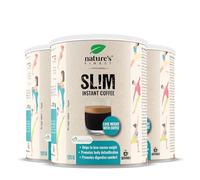 Nature's Finest Sl!m Coffee, 375 g - Caffè Solubile Istantaneo con Guaranà, Carciofo e Neopuntia - Ricco di Caffeina, Aroma Naturale