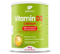 Nature's Finest Vitamina D3 + Calcio 150 g Polvere