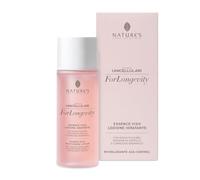NATURE'S - Forlongevity Essence Viso Lozione Idratante con Acqua d'Uva Bio, Esosomi di Centella Asiatica e Fico d'India Bio per Idratazione e Luminosità 150ml