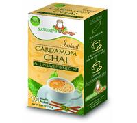 Nature's Guru Instant Unsweetened Chai, Cardamom, 10-Count