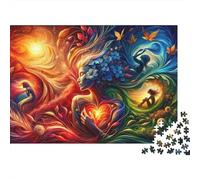 Nature's Harmony A Whimsical Artwork Puzzle Impossibili 1000 Pezzi Decorazione Per La Casa. Giochi Rilassamento E Intelligence Per Adulti E Bambini Da 12 Anni 52x38cm/1000pcs
