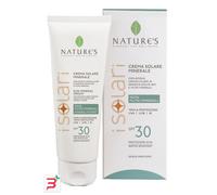 Nature's - I solari crema solare minerale SPF indicata per pelli chiare e delicate - 100 ml (SPF30)