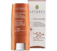 Nature's – Stick solare SPF50+ – Protezione labbra e zone sensibili – Resistente all'acqua – 9 ml