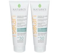 NATURE'S iSolari Crema Minerale Viso - Corpo SPF 30 2x100 ml