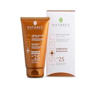 Nature's - iSolari, Crema Solare SPF 25, Protezione Solare Viso e Corpo, Crema Idratante e Nutriente, Resistente all'Acqua, 150 ml