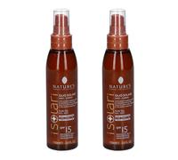 NATURE'S iSolari Olio Solare SPF 15 2x150 ml Soluzione