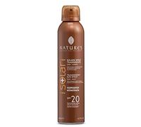 Nature's - iSolari, Protezione Solare Spray Trasparente SPF 20, Protezione Solare Corpo, Rapido Assorbimento, Resistente All'Acqua, 200 ml