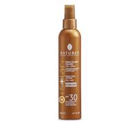 Nature's - iSolari, Protezione Solare Spray Trasparente SPF 30, Protezione Solare Corpo, Rapido Assorbimento, Resistente All'Acqua, 200 ml