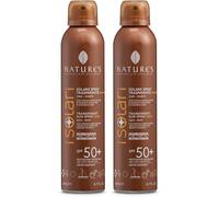 NATURE'S iSolari Solare Spray Trasparente Bambini SPF 50+ Set da 2 2x