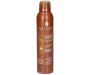 NATURE'S iSolari Solare Spray Trasparente SPF 50 200 ml Spray