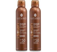 NATURE'S iSolari Solare Spray Trasparente SPF 50 2x200 ml Spray