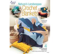 Nature's Landscapes Crochet Blankets: 4 Inspirational Blankets Made Using Worsted-Weight Yarn!
