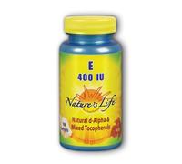 Nature's Life,Vitamina E D-Alfa & Misto Tocoferoli,400 Iu ,100 Capsule Morbide