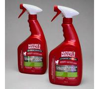 NATURE'S MIRACLE (2 Confezione) Avanzato Macchia E Odore Elimina 946 ML, Rosso