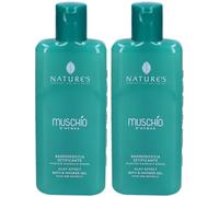 NATURE'S Muschio d'Acqua Bagnodoccia Setificante 2x200 ml Schiuma