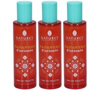 NATURE'S Papavero d'Oriente Eau de Toilette 3x50 ml