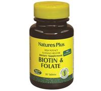 Nature's Plus Biotina E Acido Folico Integratore 30 tavolette