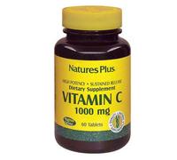 Nature's Plus Integratore alimentare Vitamina C 1000 mg con Rosa canina Lento rilascio 60 tavolette