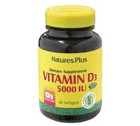 Nature's Plus Vitamina D3 5000 UI Integratore 60 Capsule
