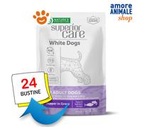 Nature’s Protection Superior Care Adult White Dogs Alimento Complementare 70 gr - tonno e salmone - Cibo Umido per Cani - 1° ORDINE? scegli lo sconto BZR5 / BZR20 + 200 punti fedeltà