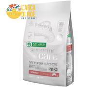 Nature’s Protection Superior Care White Dogs Grain Free Salmon Starter All Breeds 1,5kg