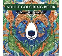 Nature's Serenity: Stress-Relieving Adult Coloring Book: Bring Nature to Life While Letting Stress Fade Away