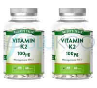 Nature's Truth Vitamin K2 100ug - 60 compresse (confezione da 2)