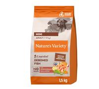 Nature's Variety Original No Grain, Cibo per Cani Adulti Mini con Salmone Dilisc