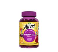 Natures Way - Alive!® Multivitaminico Gommose Prenatale per il Supporto Quotidiano (90 Gommose, Arancia e Limonata di Lampone)