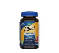 Natures Way - Alive!® Multivitaminico Premium per Uomini Oltre 50 in Gommose (75 Gommose, Ciliegia, Arancia e Uva)