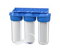 Naturewater NW-BR10B4 Filtro acqua a cartuccia, 3 stadi 26,16 mm con cartucce filtranti per filtrazione acqua