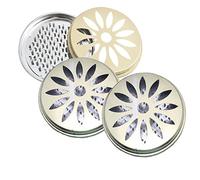 Naturezhen 3 Pezzi Porta Bobine Con Coperchio, Porta Zampirone Portatile in Metallo Porta Bobina Repellente, Porta Incenso Anti Zanzara per Casa Campeggio Viaggi, Porta Zampirone da ester