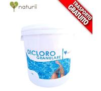 NATURII CLORO GRANULARE PISCINA TRATTAMENTO SHOCK ACQUA 10 KG