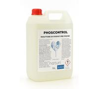 Naturii PHOSCONTROL Riduttore di Fosfati per Piscine 5L Trattamento Anti-Alghe Professionale Precipitante Fosfati Acqua Chiara e Cristallina Compatibile con Tutti i Filtri