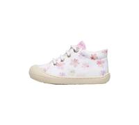 Naturino Cocoon-Scarpine Primi Passi in Pelle con Stampa Cuori-Bianco, Bianco-Rosa 17