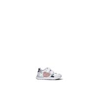 NATURINO Sneaker bimba bianca/argento in pelle 23