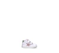 NATURINO Sneaker bimba bianca, verde e rosa in pelle 32