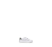 NATURINO Sneaker bimbo bianca/argento in pelle 34
