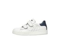 Naturino Sneakers in Pelle, Bianco-Blu 31