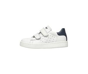 Naturino Sneakers in Pelle, Bianco-Blu 39