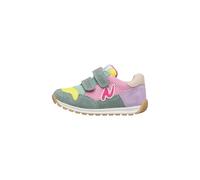 Naturino Sneakers in Pelle e Tessuto, Salvia-Rosa 28