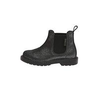 Naturino Stivaletto Chelsea in suede glitterato, Nero 32