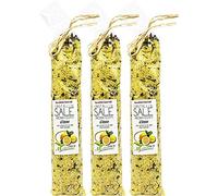 Naturischia - 3 confezioni di sale marino da tavola aromatizzato al limone da 400 gr. cadauna