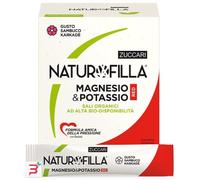 Zuccari- Naturofilla magnesio e potassio 28 stick GUSTO SAMBUCO E KARKADE (2 CONFEZIONI)