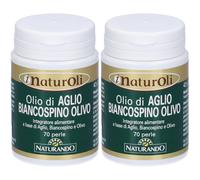Naturoli Olio Di Aglio Biancospino Olivo 70 Perle 2x70 pz Perle