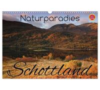 Naturparadies Schottland (Wandkalender 2027 DIN A3 quer), CALVENDO Monatskalende