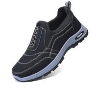 Naturstep, scarpe ortopediche da uomo e da donna, Orthofit, scarpe da trekking unisex Breeze per alleviare il dolore, alluce valgo, scarpe ergonomiche ortopediche, 06 nero., 46 EU